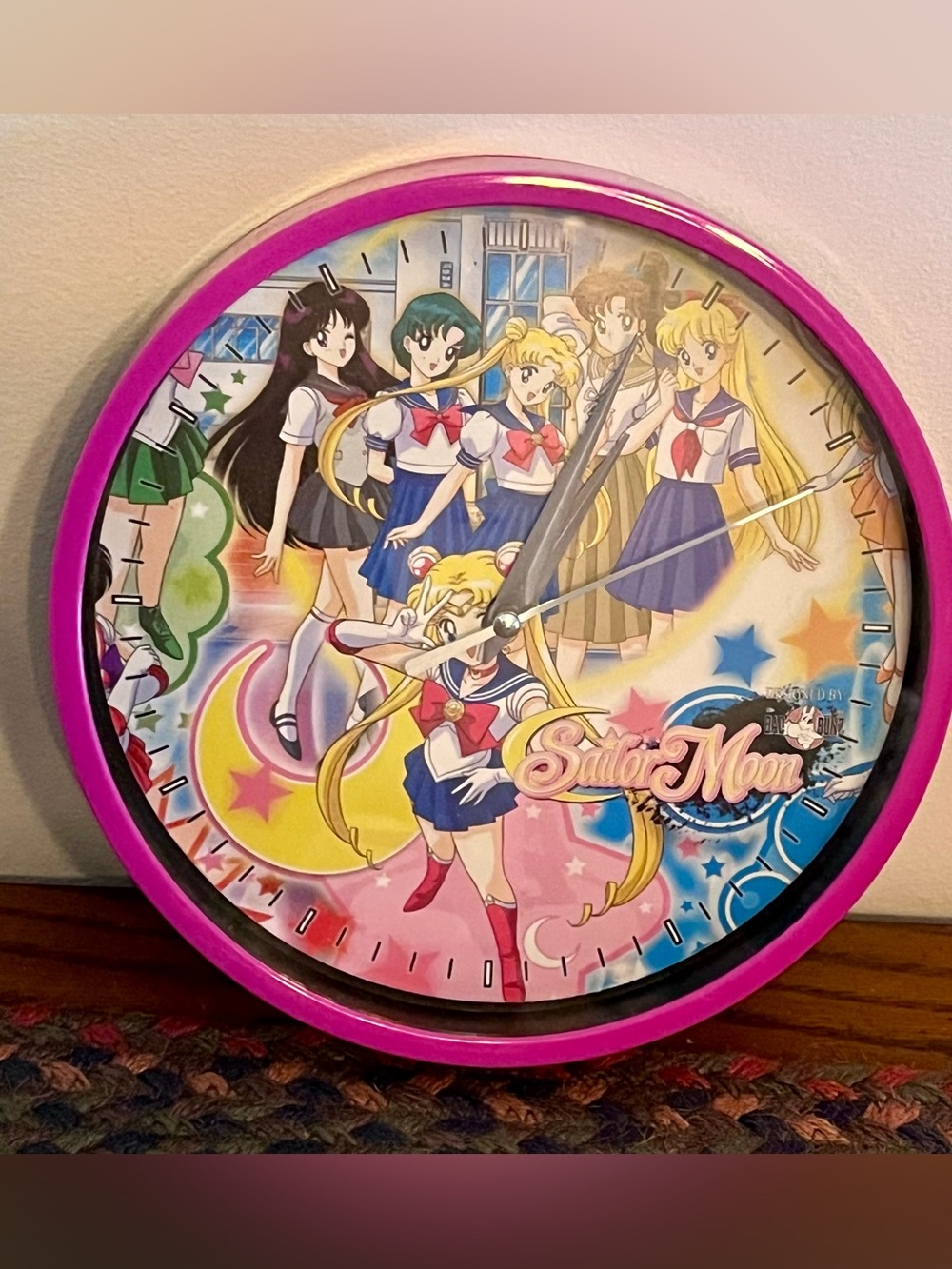Sailor Moon Wall Clock By Bad Bunz, 7.5”